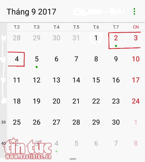 '. Người lao động được nghỉ bao nhiêu ngày dịp nghỉ lễ 2/9? .'